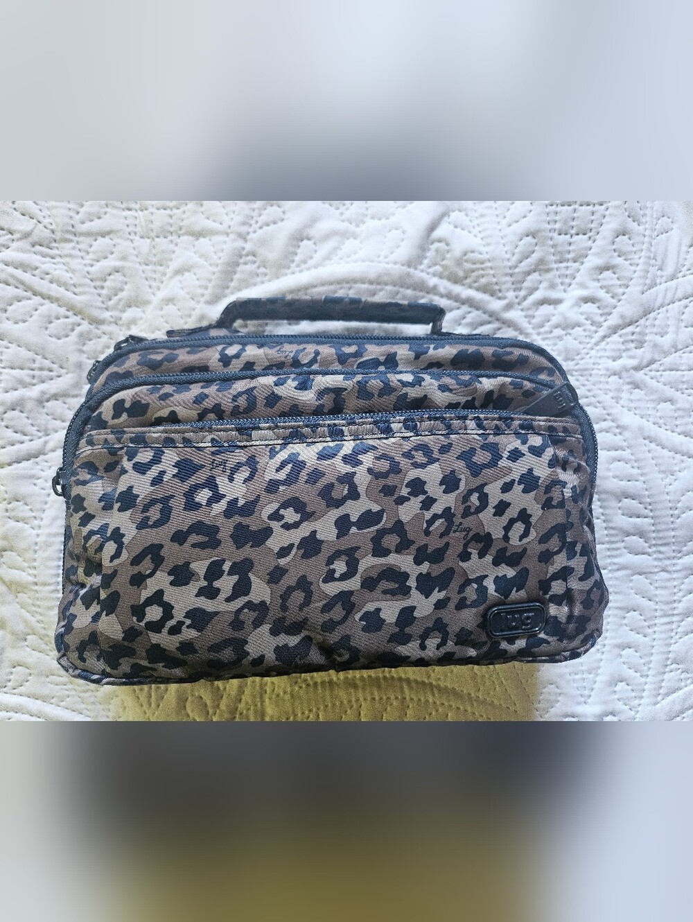 Lug Scoop In Leopard Navy - Discontinued Print